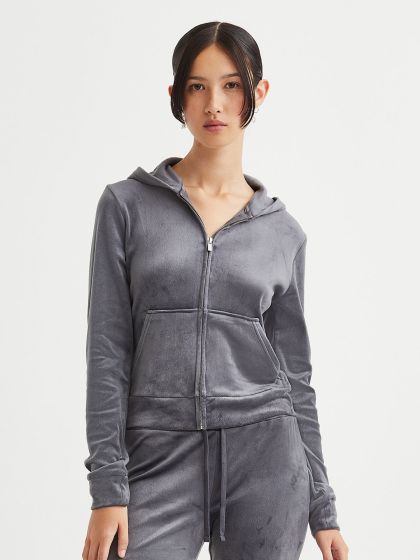 Cecilia velour hoodie sale