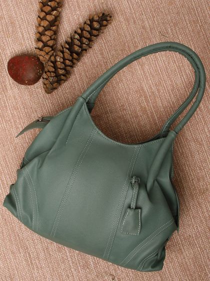 Caprese grey store solid handheld bag