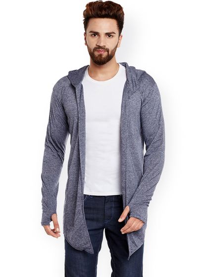 Buy WROGN Men Black Solid Cardigan 