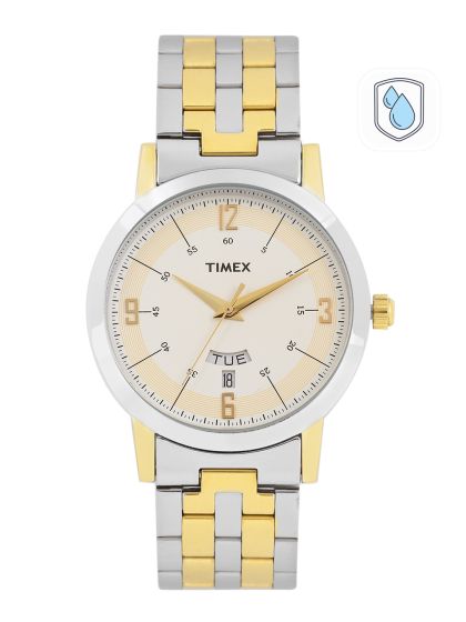 Buy Titan Men Off White Dial Watch 1636BM01 Watches for Men