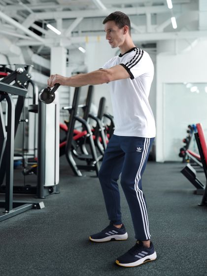 Adidas Multicolor Mens TShirt And Track Pant