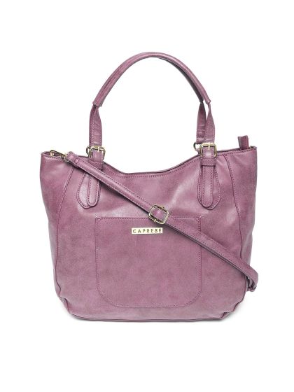 Buy Caprese Blue Solid Shoulder Bag Handbags for Women 2054795