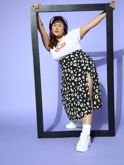 Plus size top skirts 00