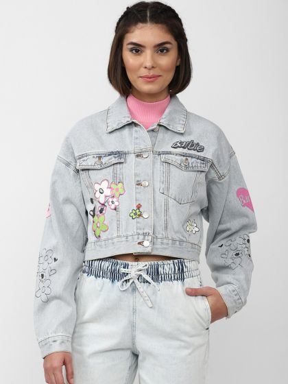 Barbie denim jacket forever 21 store