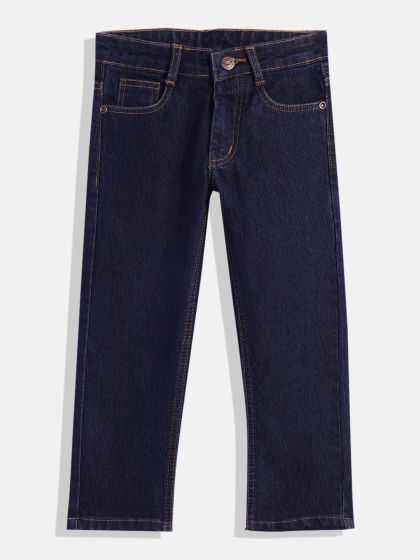 Jeans with side stripe sales myntra