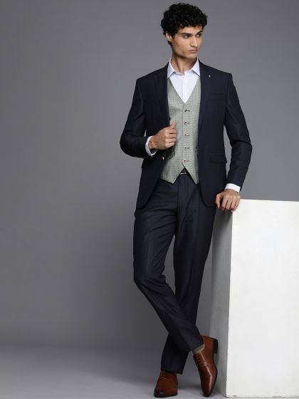 Buy Louis Philippe Men Ethnic Motifs Printed Formal Bandgala