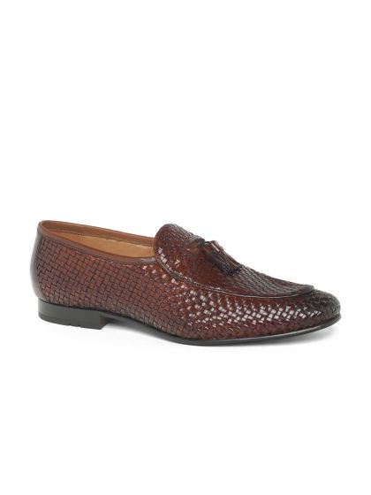 Buy Ruosh Men Brown Formal Leather Slip On Shoes Formal Shoes