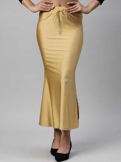 Saree Shape Wear Yellow