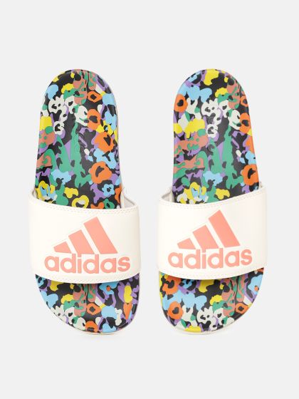 Adidas best sale girls sliders