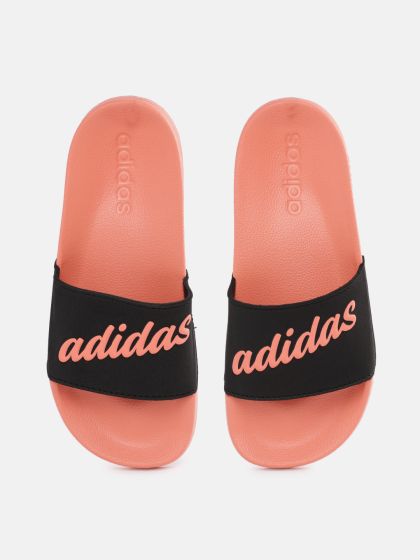 Buy ADIDAS Originals Women Black Gold Toned Adilette Lite Sliders