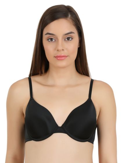 Buy Zivame Black Solid Underwired Lightly Padded Everyday Bra  ZIZS17PR04RBLAK - Bra for Women 1988811