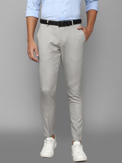 Buy Mens Cream Solid Formal Trousers online  Looksgudin