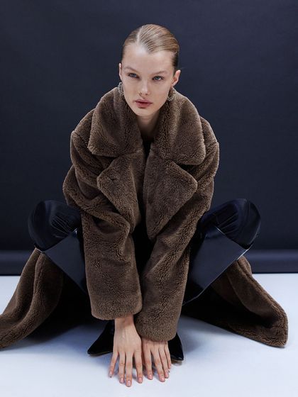 h&m quilted coat