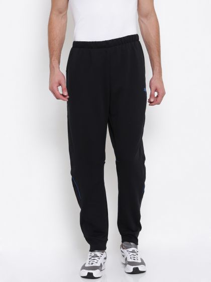 puma black joggers