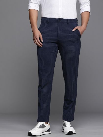 Allen solly striped pants hotsell