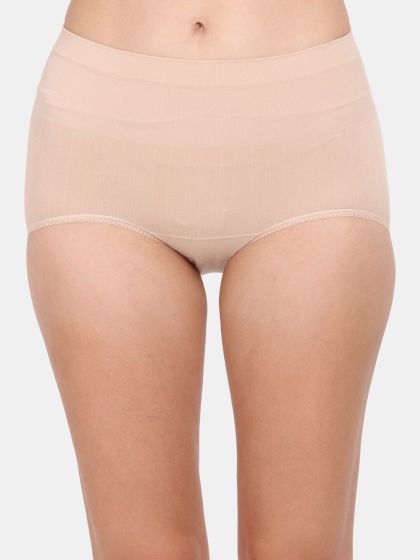Buy Clovia Women Nude Coloured Solid Mid Rise Hipster Briefs PB0002P24XS -  Briefs for Women 9018781