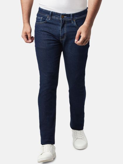 Buy YU By Pantaloons Men Blue Slim Fit Slash Knee Jeans Jeans