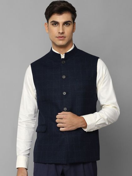 Buy Canary London Men Black Solid Slim Fit Nehru Jacket Nehru