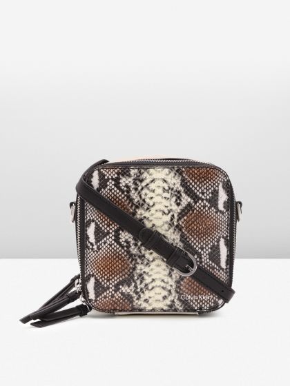 Calvin Klein Women's Logo-Print Crossbody Bag