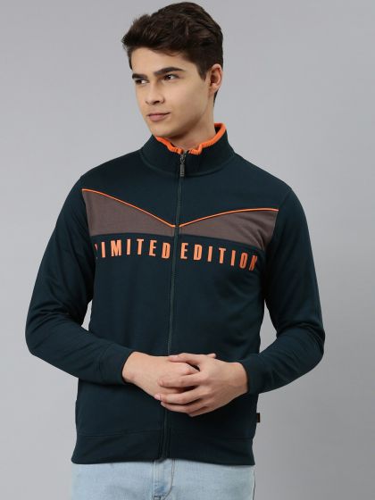 Buy DIXCY SCOTT MAXIMUS Men Black Fleece Lightweight Sporty Jacket