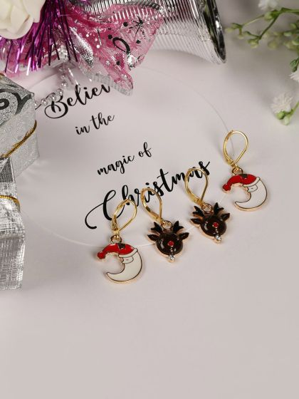 Buy FOREVER 21 Set Of 4 Fruit Shaped Stud Earrings Earrings for