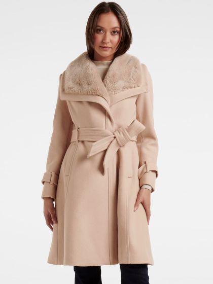 Buy Forever New Women Green Solid Longline Coats Coats for Women