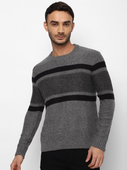 Buy CONSUL Mustard Yellow Blue Sweater Sweaters for Men 868335