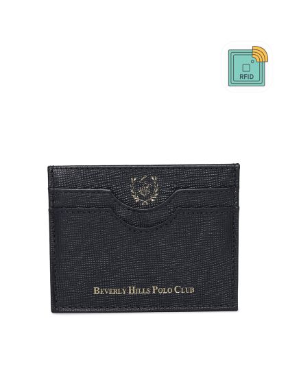 Buy Tommy Hilfiger Men Brown Geometric Printed Leather Card Holder