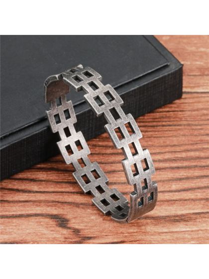 Buy Dare By Voylla Men Gold Plated Stainless Steel Kada Bracelet