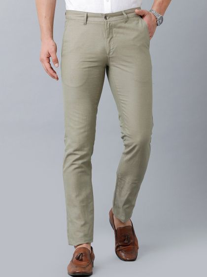Buy Allen Solly Linen Trousers Online In India