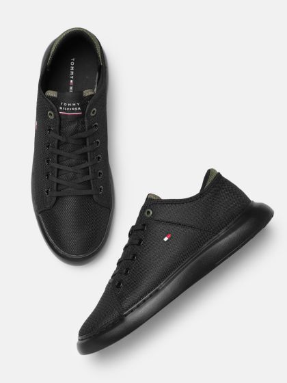 All black tommy hilfiger shoes online