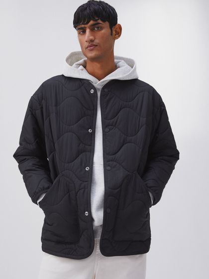 Padded store baseball jacket