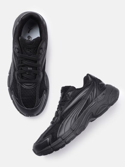 Puma 1948 mid twill black best sale sneakers