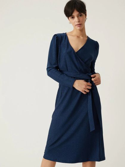Jersey wrap discount dress h&m