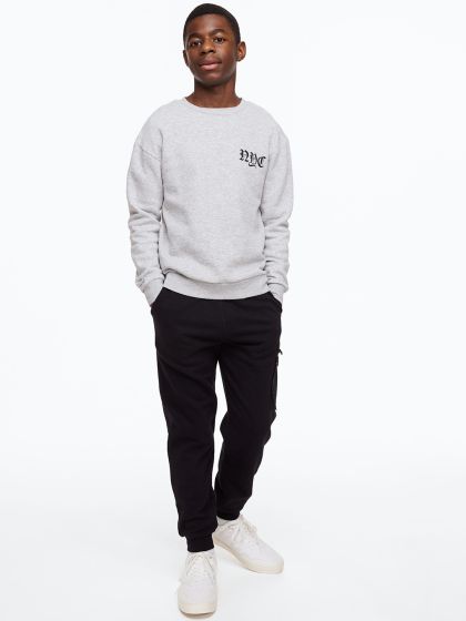 Buy Jack Jones Junior Boys Black Solid Slim Fit Joggers Track