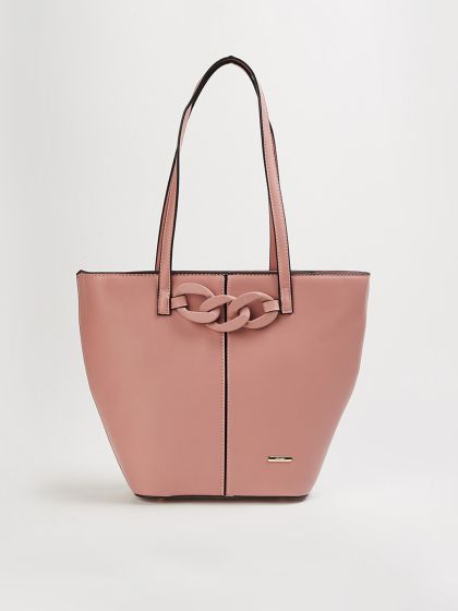 Lipsy quilted hotsell tote bag pink