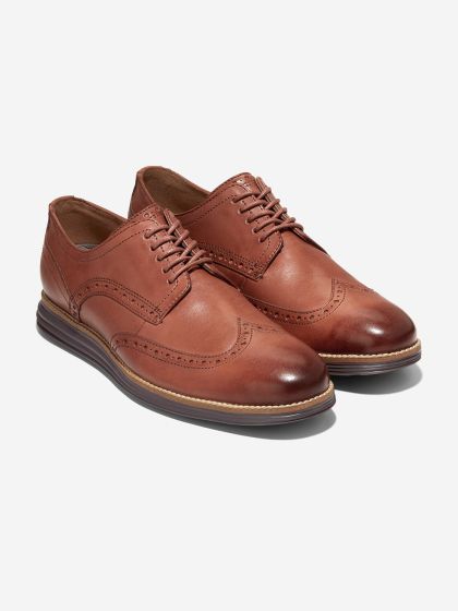 Cole haan black wingtip shoes discount
