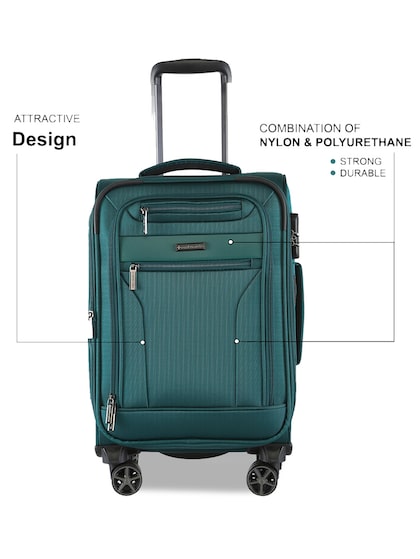 Buy Stony Brook By Nasher Miles Soft Sided Medium Trolley Bag - Trolley Bag  for Unisex 23257434 | Myntra