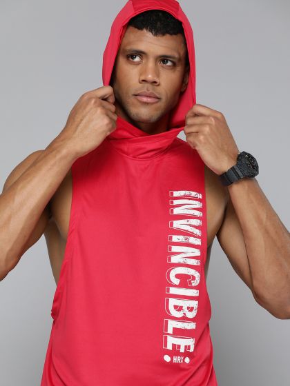 Hrx top sleeveless hoodie