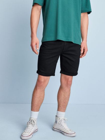Buy Roadster Men Blue Washed Regular Fit Denim Shorts Shorts for