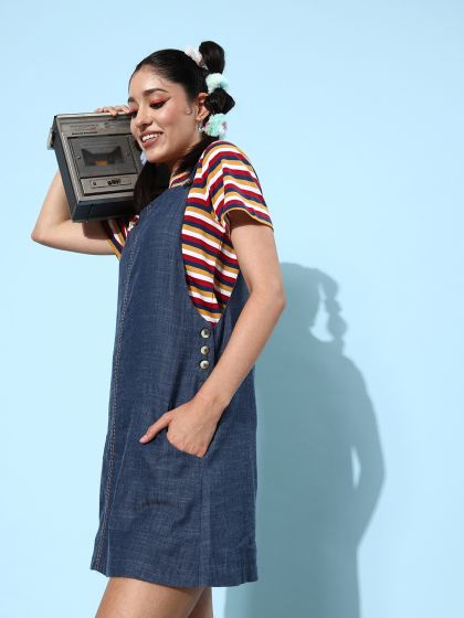 H and m dungaree dress hotsell