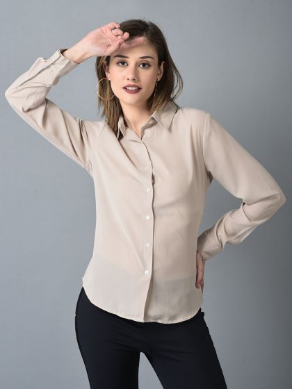 Park avenue women's outlet solid formal shirt