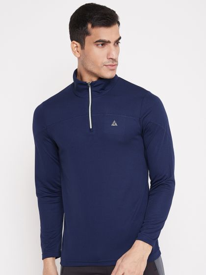 Buy ADIDAS Originals Men Black Winter Solid Henley Neck T Shirt