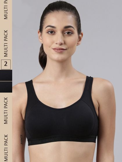 Buy Revoue Trendy Fit Stretch Cotton Non Padded Antimicrobial Beginners  Slip on Wireless Teenager Bra (Black,:-Size:-L) Online at Best Prices in  India - JioMart.