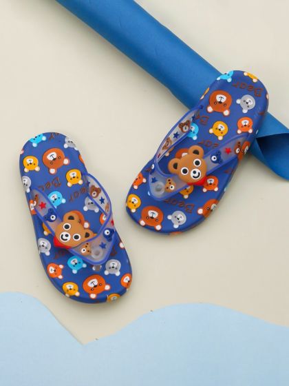 Buy Yellow Bee Boys Tractor And Truck Applique Clogs Flip Flops