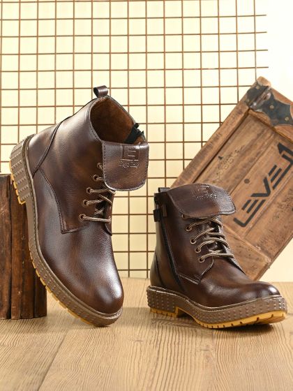 Frustratie vallei logboek Buy Timberland Men Tan Brown Cityforce 6 Inch Nubuck Mid Top Flat Boots -  Boots for Men 9022625 | Myntra
