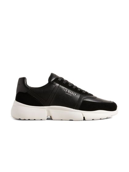 Buy Ted Baker Men Textured Suede Leather Comfort Insole Sneakers