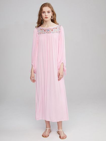 Forever 21 hotsell embroidered maxi dress