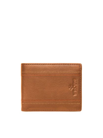 RedTape Men Navy Leather Two Fold RFID Wallet