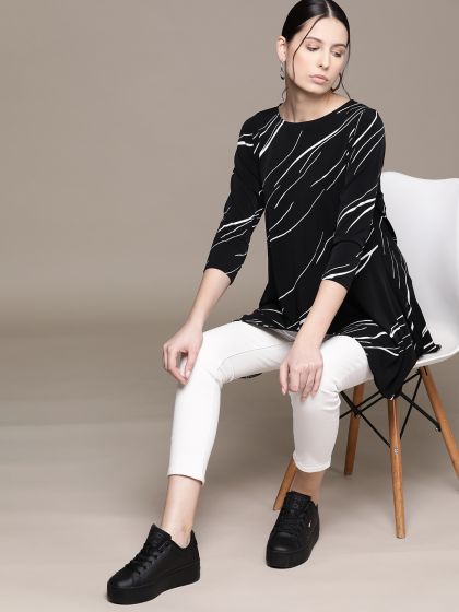Buy Macy s Alfani Solid High Low Hem A Line Top Tops for Women